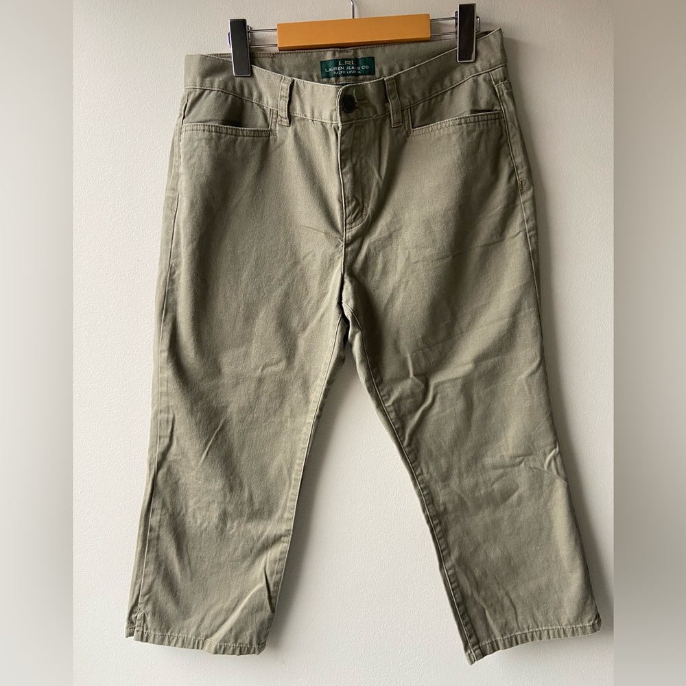 Ralph Lauren khaki cropped pants
